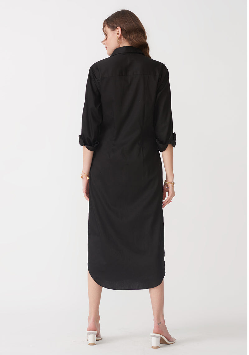 Mimi Midi Dress (Black)
